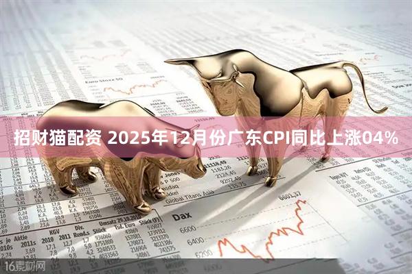 招财猫配资 2025年12月份广东CPI同比上涨04%